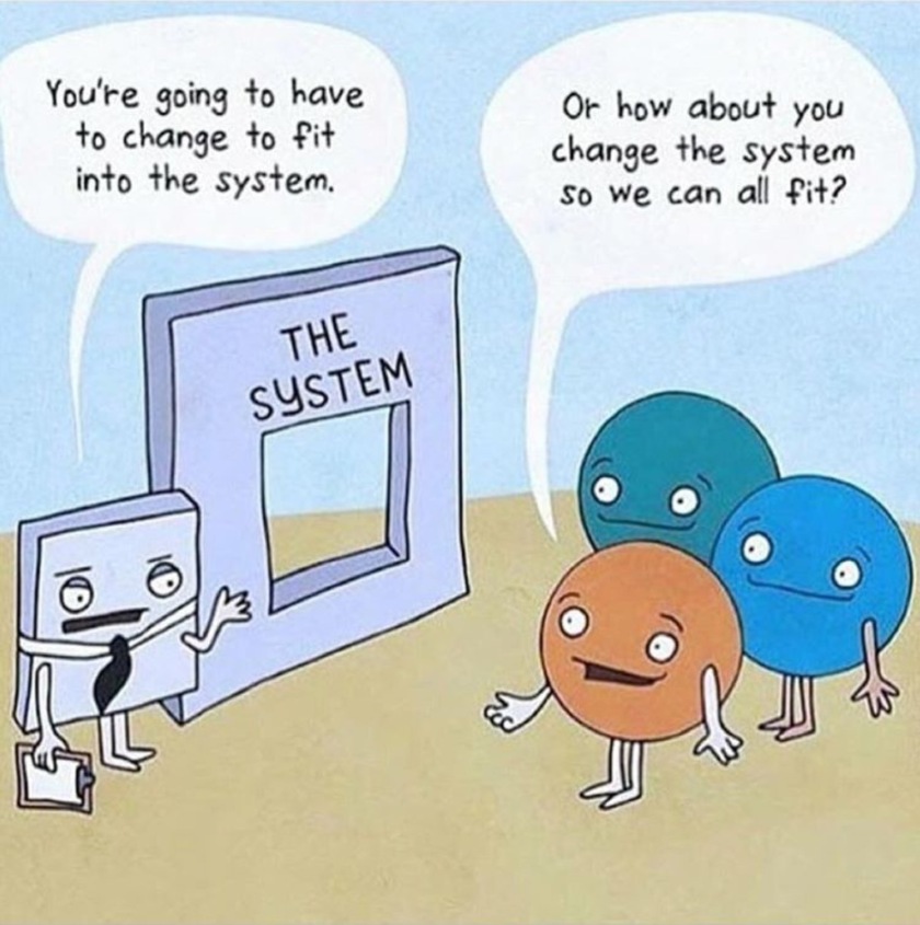 Change the system